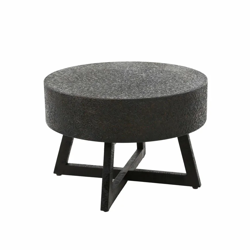 WoonStijl Salontafel Ø60 low bulky ferro
