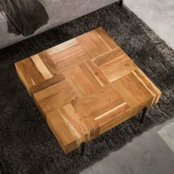 WoonStijl Salontafel Blocks acacia 90x90cm