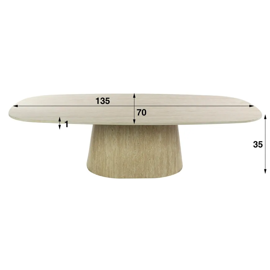 WoonStijl Salontafel Centro 135cm