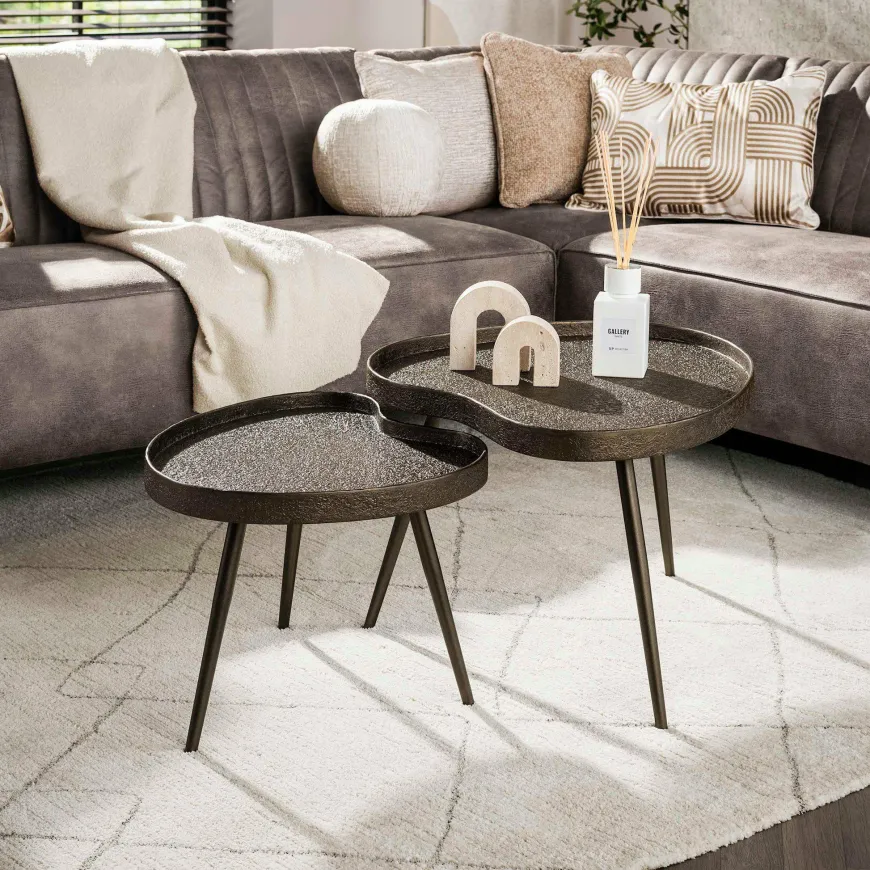 WoonStijl Salontafel Contour niervormig set van 2