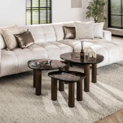 WoonStijl Salontafel M Eclipse koper antiek finish
