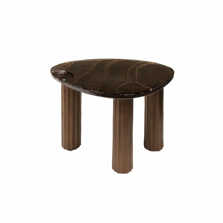 WoonStijl Salontafel S Eclipse koper antiek finish