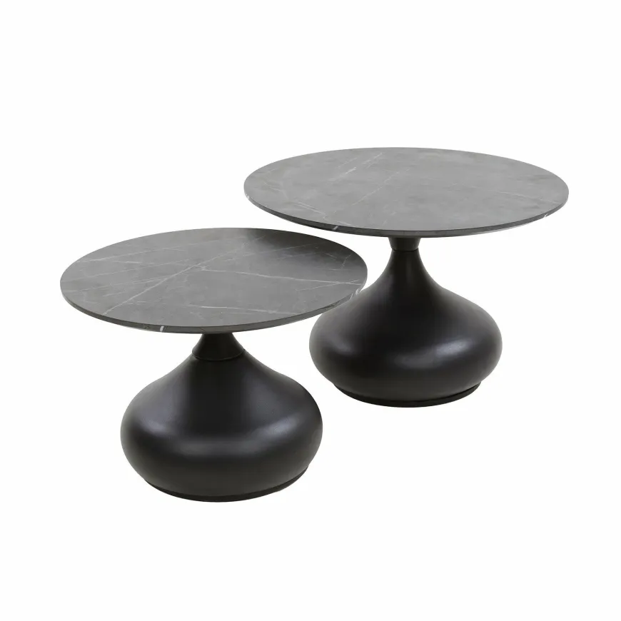 WoonStijl Salontafel set van 2 drop shape