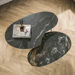 WoonStijl Salontafel set van 2 niervormig fossil