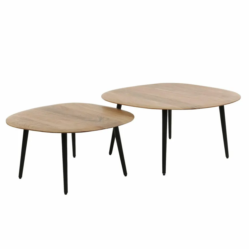 WoonStijl Salontafel set van 2 Rock organisch