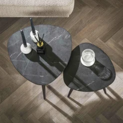 WoonStijl Salontafel set van 2 driehoek organisch