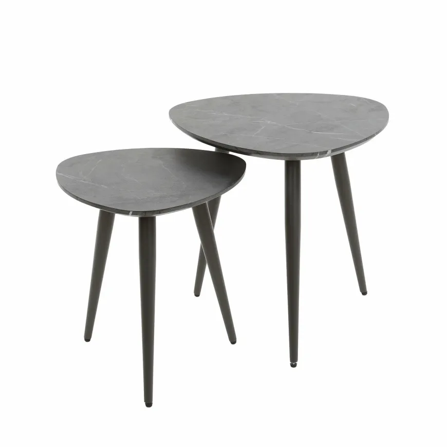 WoonStijl Salontafel set van 2 driehoek organisch
