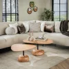 WoonStijl Salontafel set van 2 driehoekig blad