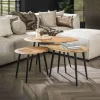 WoonStijl Salontafel set van 3 Acacia organisch