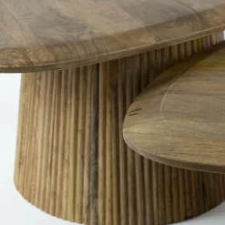 WoonStijl Salontafel set van 2 wave driehoekig blad
