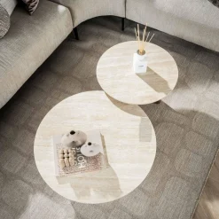 WoonStijl Salontafel set van 2 Romano rechthoekige poot