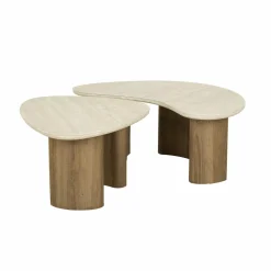 WoonStijl Salontafel set van 2 organic ceramic