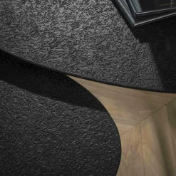 WoonStijl Salontafel set van 2 driehoekig metallic zwart