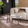 WoonStijl Salontafel Stone - set van 2 driehoekig