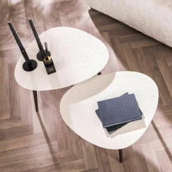 WoonStijl Salontafel Stone - set van 2 driehoekig