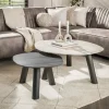 WoonStijl Salontafel Twin log set van 2 salontafels