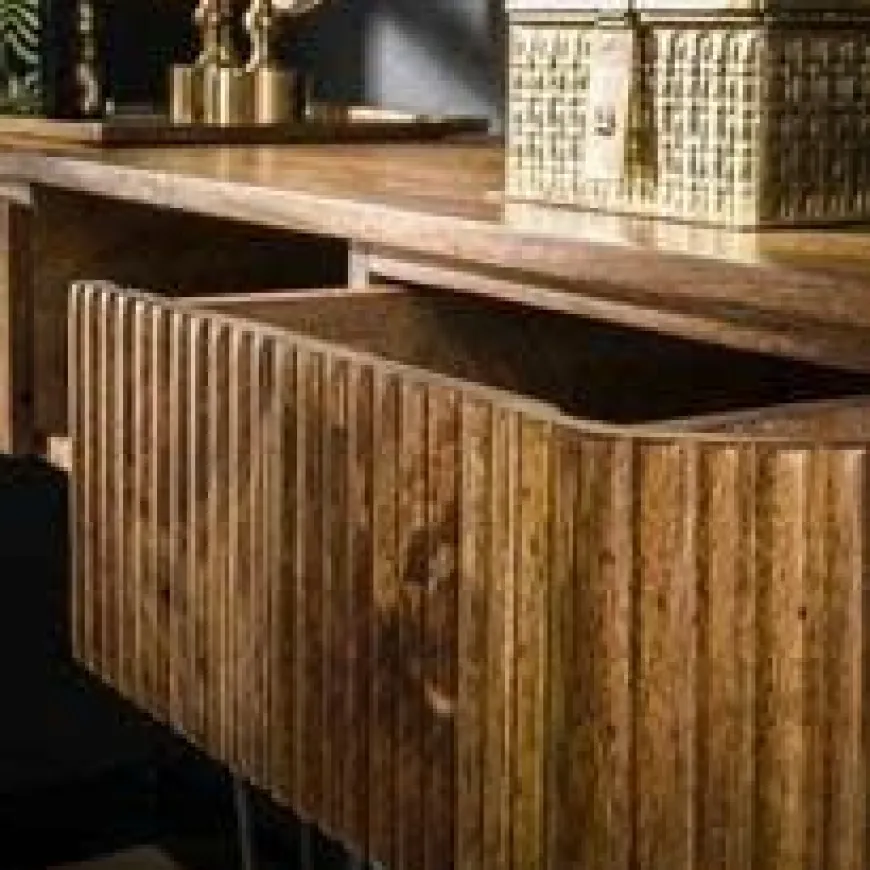 WoonStijl Sidetable / kaptafel Wave met 2 lades