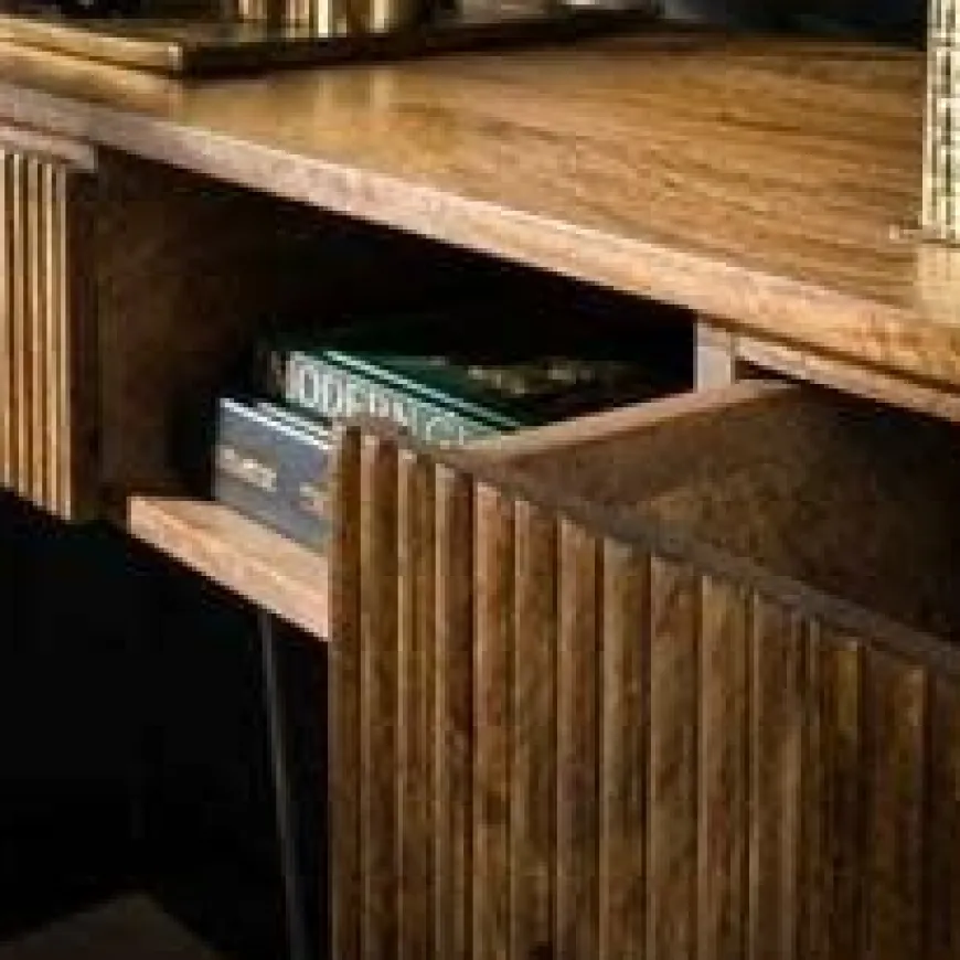 WoonStijl Sidetable / kaptafel Wave met 2 lades