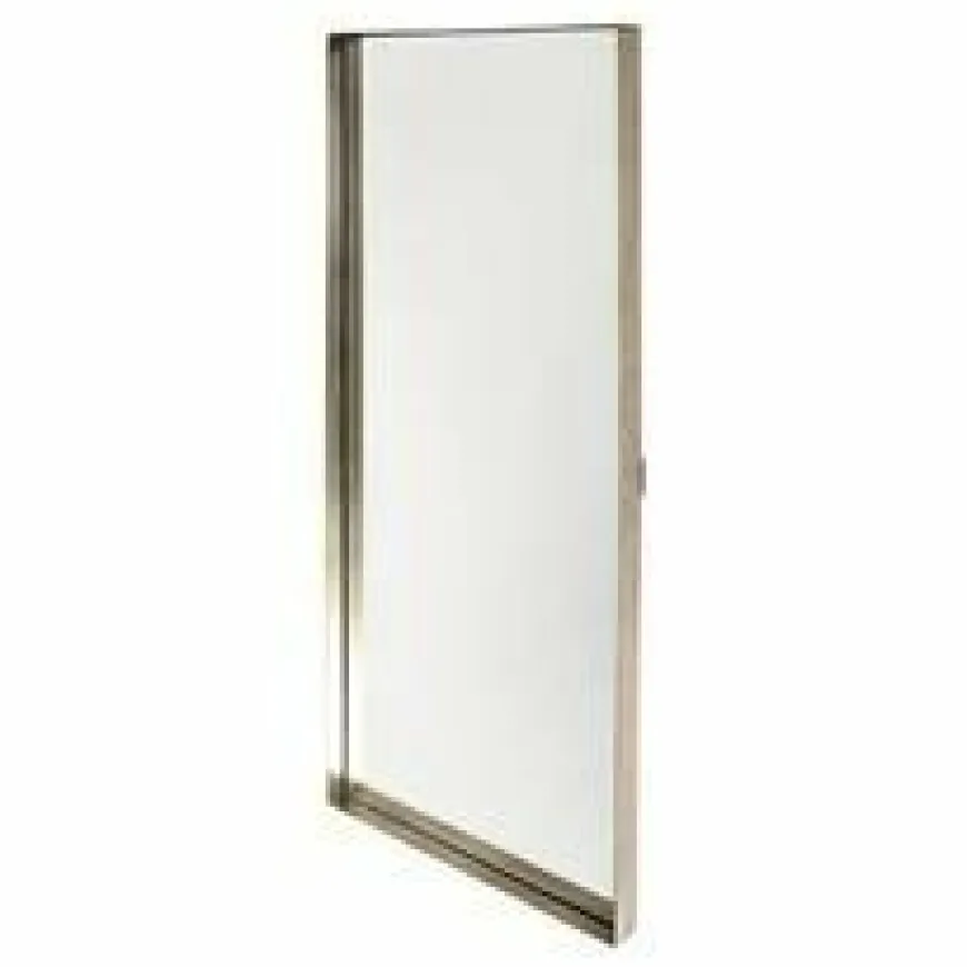 WoonStijl Spiegel 40x100 opstaande rand goudkleurig