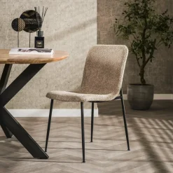 WoonStijl Stoel Tube support - boucle zand