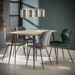 WoonStijl Stoel velvet ronde buis Champagne velvet