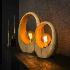 WoonStijl Tafellamp Arch wood L
