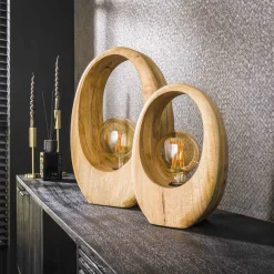 WoonStijl Tafellamp Arch wood L
