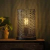 WoonStijl Tafellamp armor tube / Zwart bruin