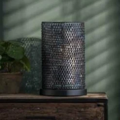 WoonStijl Tafellamp armor tube / Zwart bruin
