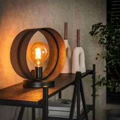WoonStijl Tafellamp 1L ring geperforeerd