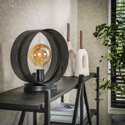 WoonStijl Tafellamp 1L ring geperforeerd