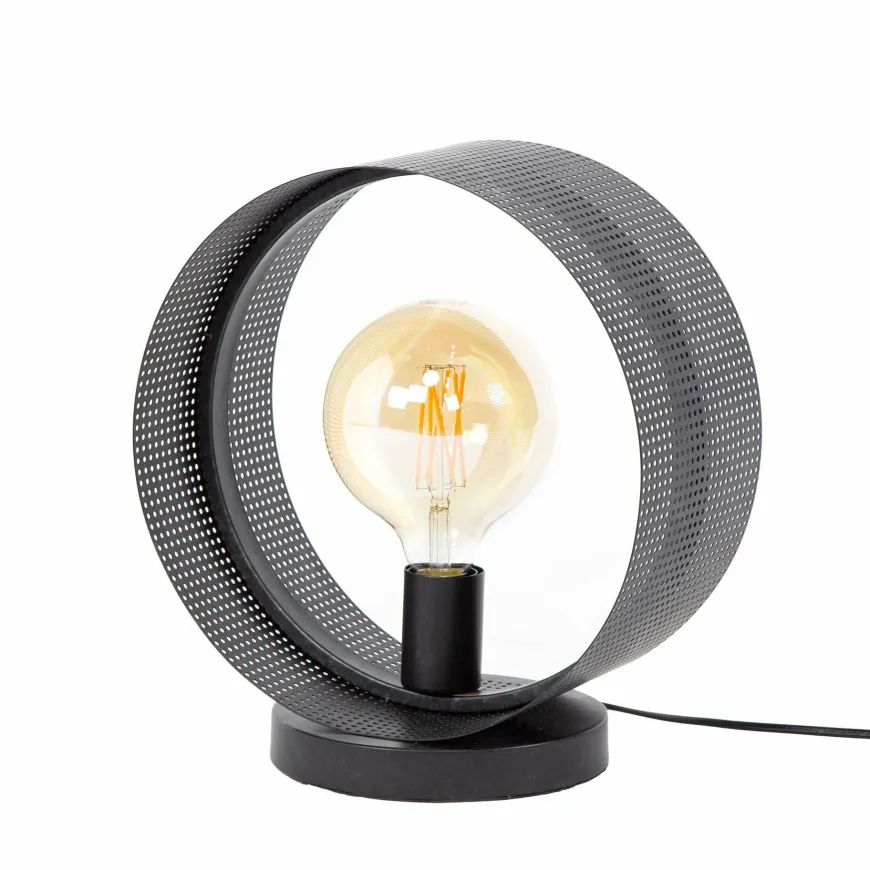 WoonStijl Tafellamp 1L ring geperforeerd