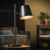 WoonStijl Tafellamp 1L verstelbare metalen kap / Charcoal