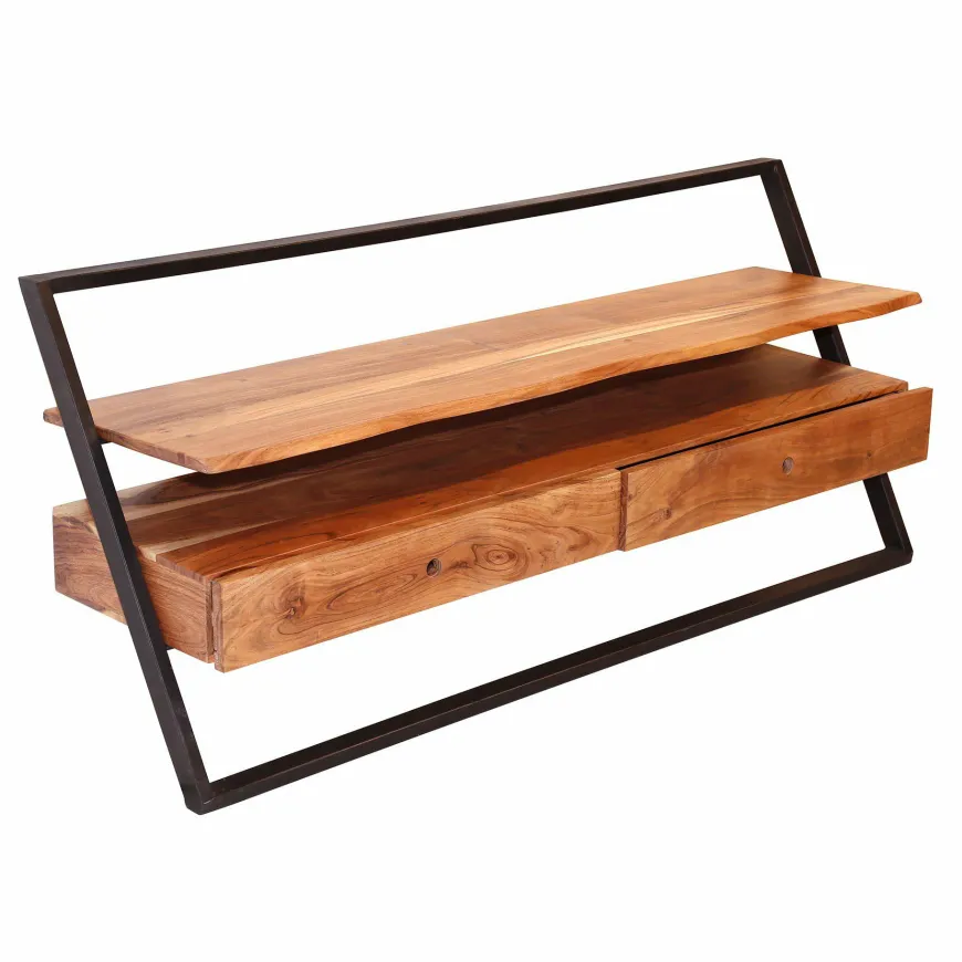 WoonStijl TV meubel Lean Acacia 2 lades