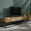 WoonStijl TV-meubel Mill acacia 180 cm - 3 lades