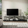 WoonStijl TV-meubel 'Piega' 220 cm teak grijs