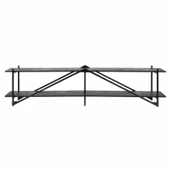 WoonStijl TV-meubel 'Piega' 220 cm teak grijs