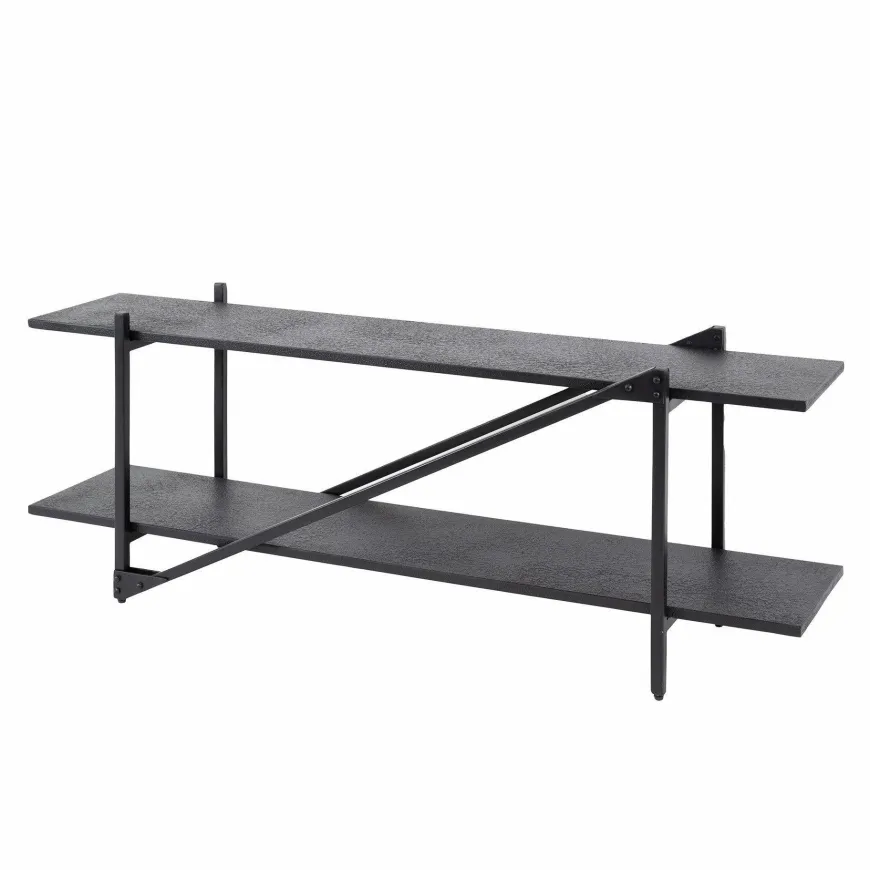 WoonStijl TV-meubel 'Piega' 140 cm teak grijs