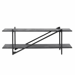 WoonStijl TV-meubel 'Piega' 140 cm teak grijs