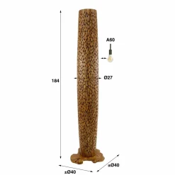 WoonStijl Vloerlamp Bars L