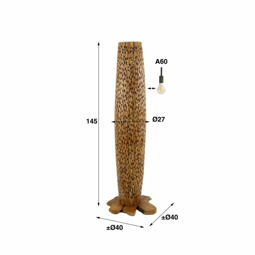 WoonStijl Vloerlamp Bars M