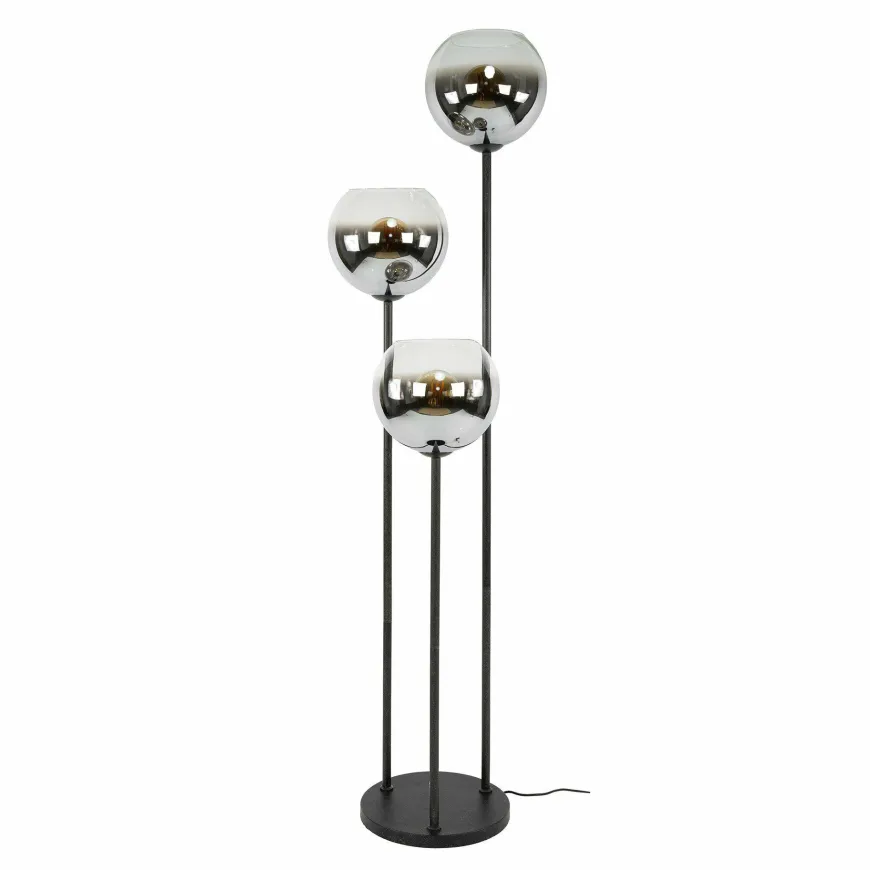 WoonStijl Vloerlamp Bubble Shaded 3-lichts