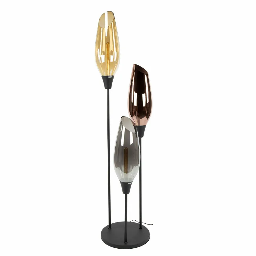 WoonStijl Vloerlamp cocoon XL mix glass