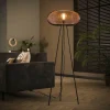 WoonStijl Vloerlamp copper twist groot