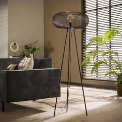 WoonStijl Vloerlamp copper twist groot