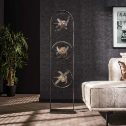 WoonStijl Vloerlamp 3L cosmos mesh