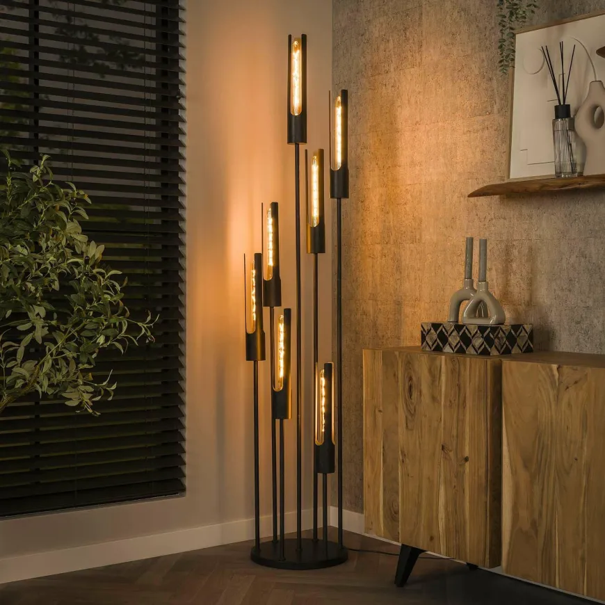 WoonStijl Vloerlamp 7L getrapt tube