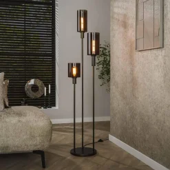 WoonStijl Vloerlamp 3L getrapt Sepiora