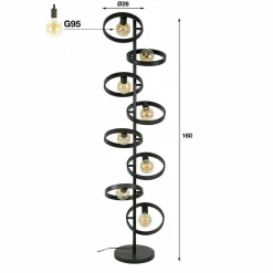 WoonStijl Vloerlamp 8L hover