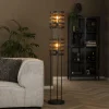 WoonStijl Vloerlamp 2L metal blinds